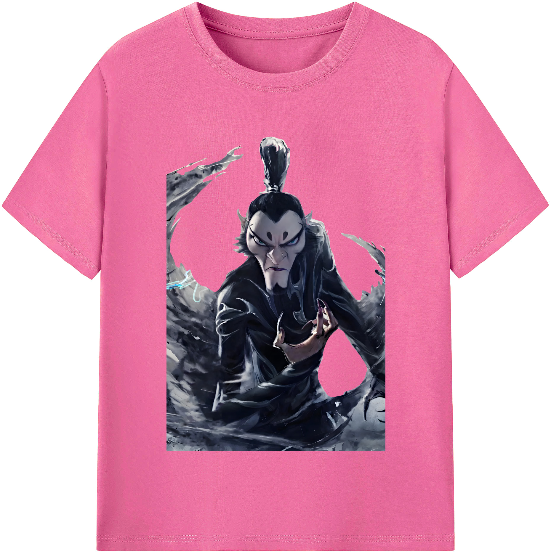 （画像用） Ne Zha 2 ナタ 魔童の大暴れ レディースカジュアルプリントTシャツ（綿100％）